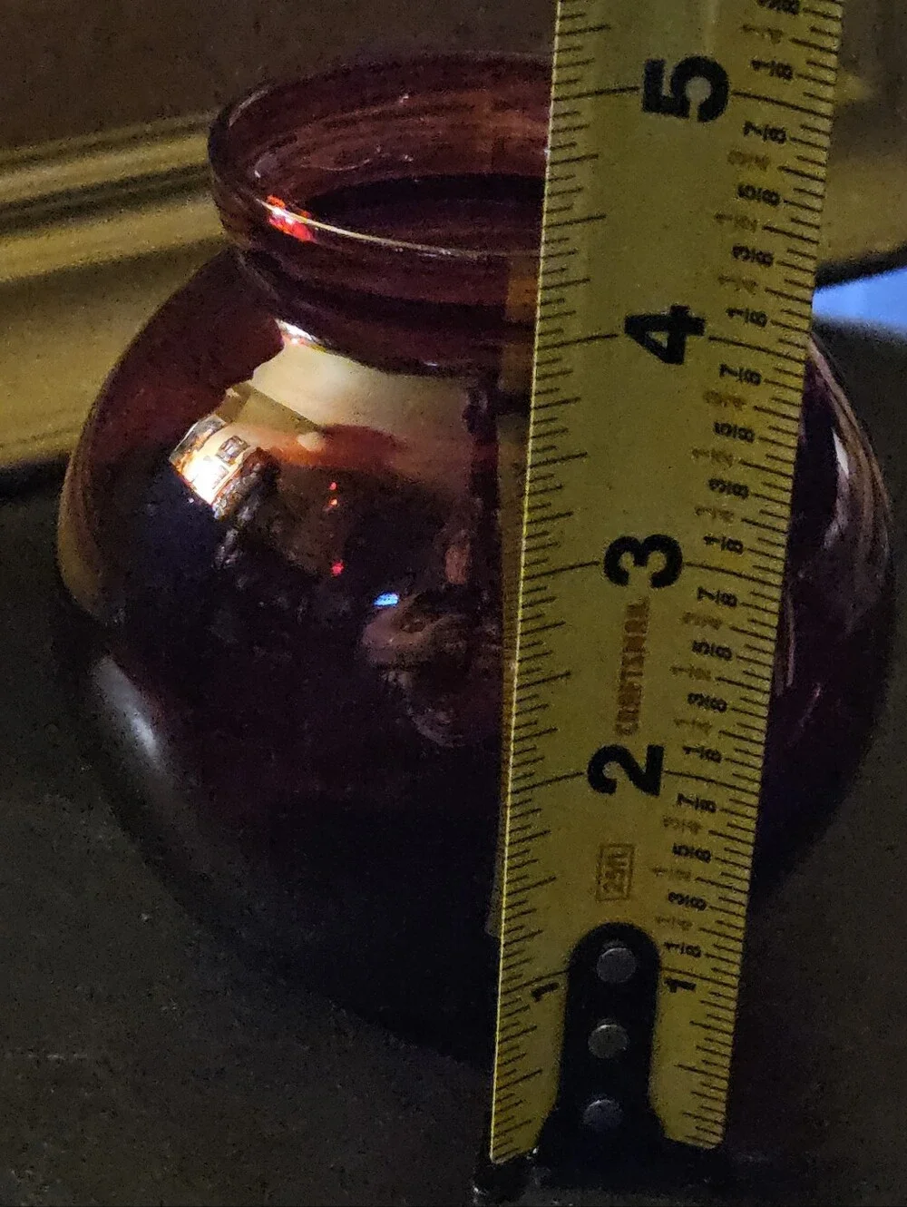 Vtg Anchor Hocking Anchorglass Royal Ruby Ref 4